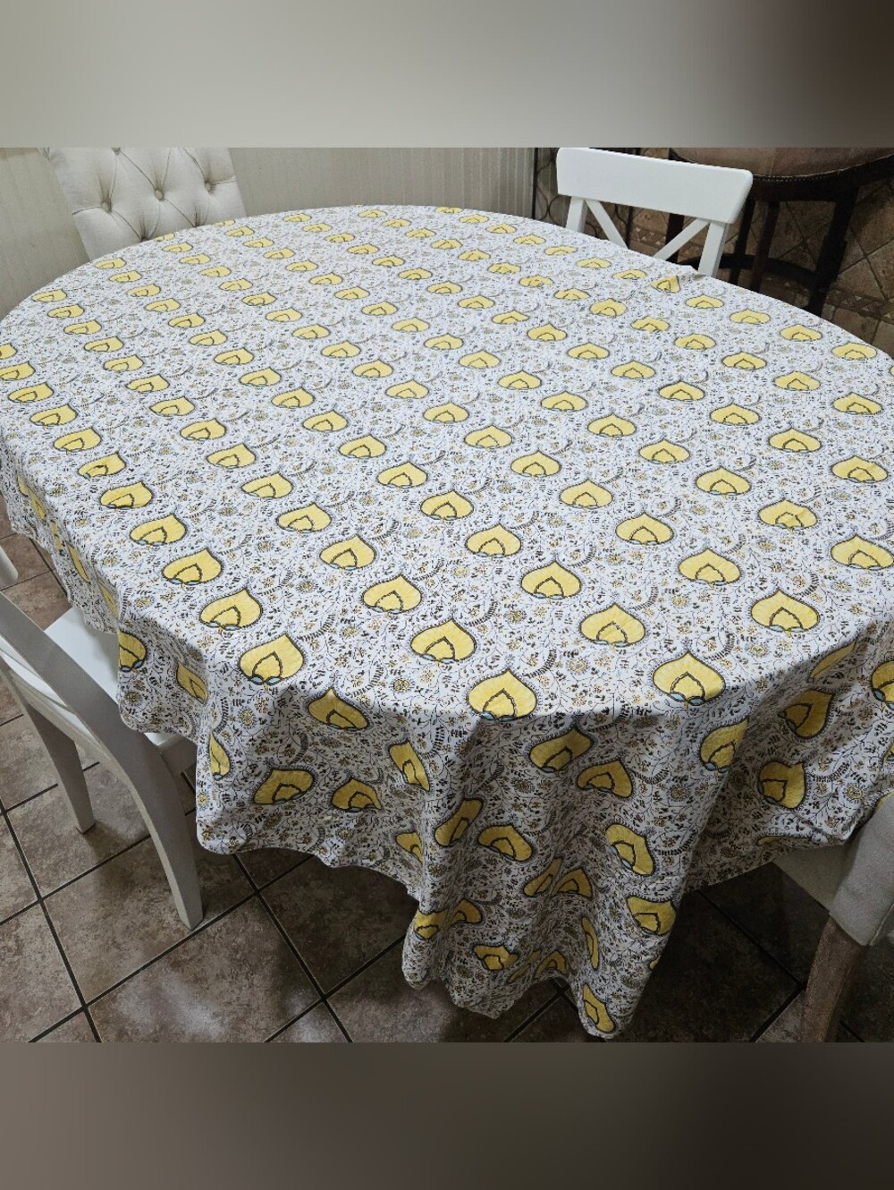 59"×95" Tablecloth - 100% Cotton